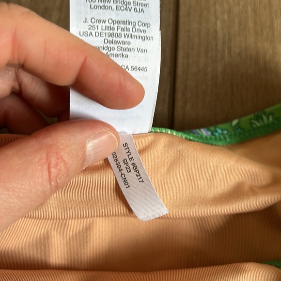 J. Crew Marigold Blooms Square Neck and High Waist Bikini - Picture 14 of 16